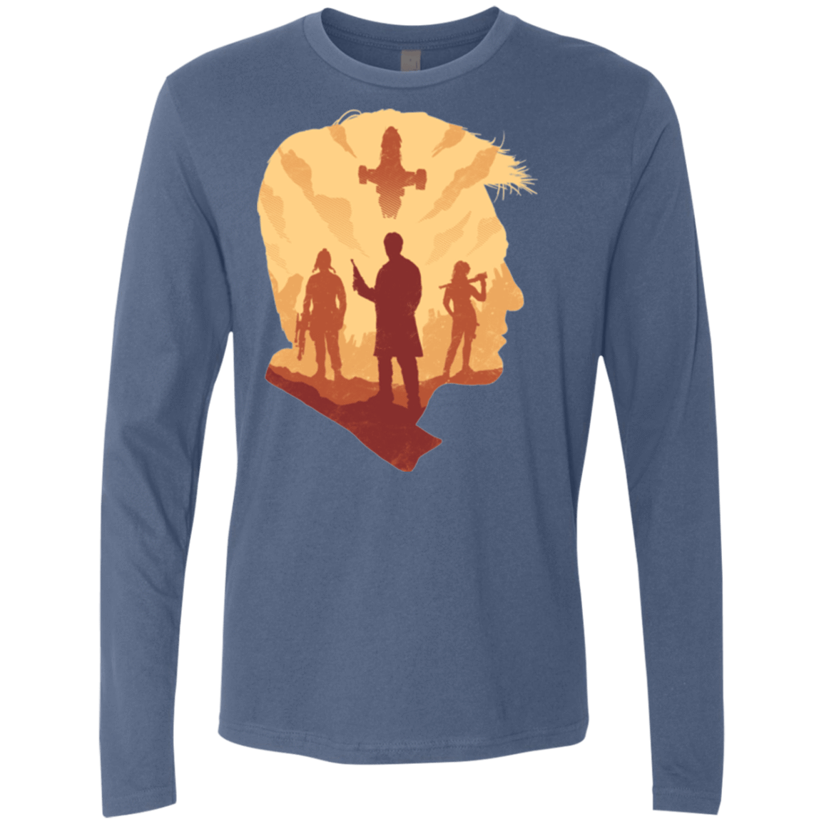 T-Shirts Indigo / Small Smuggle squad Men's Premium Long Sleeve