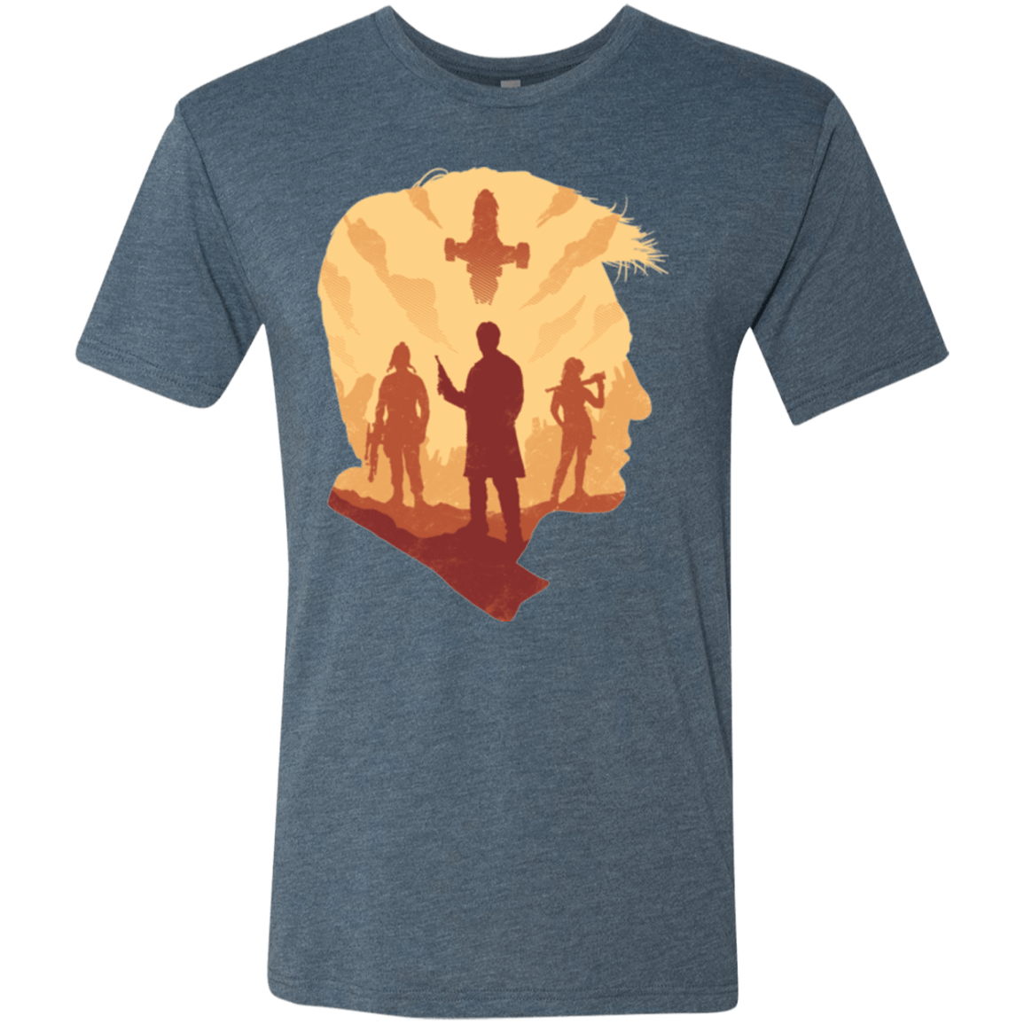 T-Shirts Indigo / Small Smuggle squad Men's Triblend T-Shirt