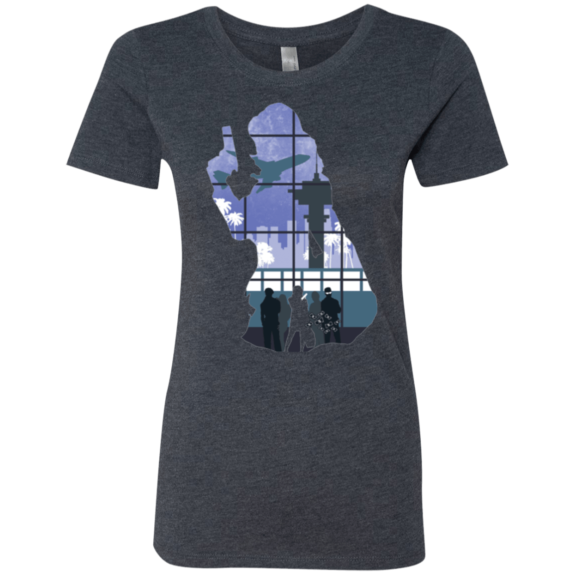 T-Shirts Vintage Navy / Small Smuggler Jackie Women's Triblend T-Shirt