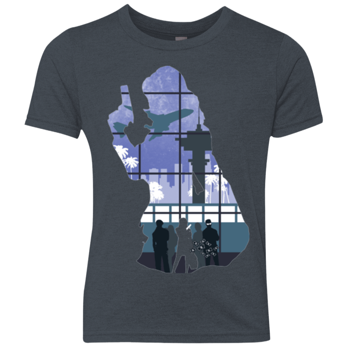 T-Shirts Vintage Navy / YXS Smuggler Jackie Youth Triblend T-Shirt