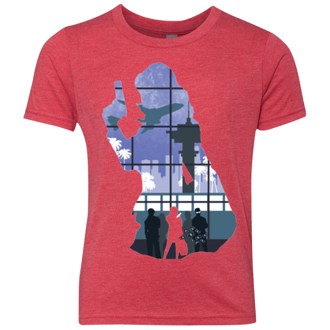 T-Shirts Vintage Red / YXS Smuggler Jackie Youth Triblend T-Shirt
