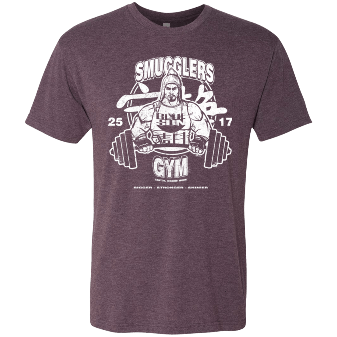 T-Shirts Vintage Purple / Small Smugglers Gym Men's Triblend T-Shirt