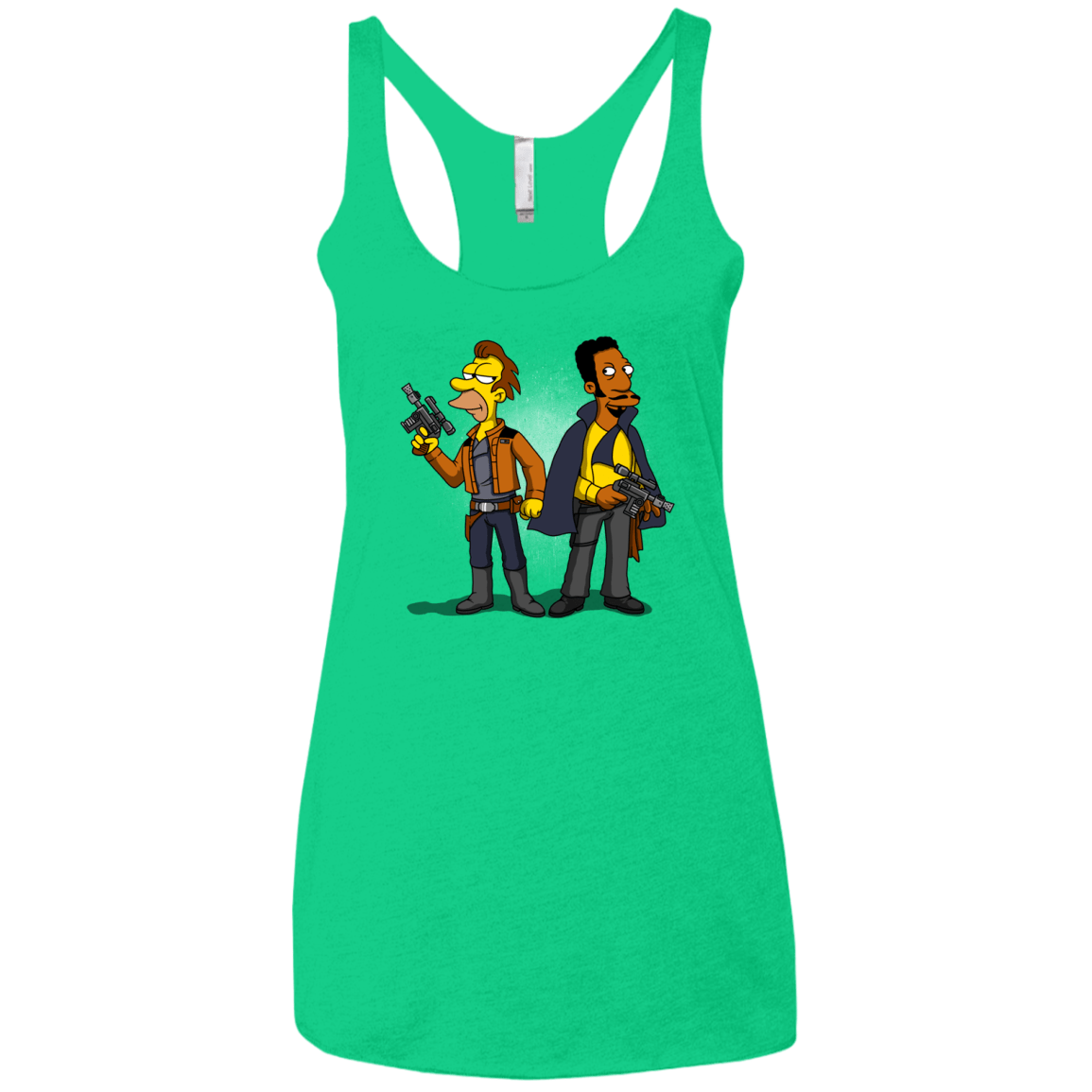 Smugglers in Love Women's Triblend Racerback Tank
