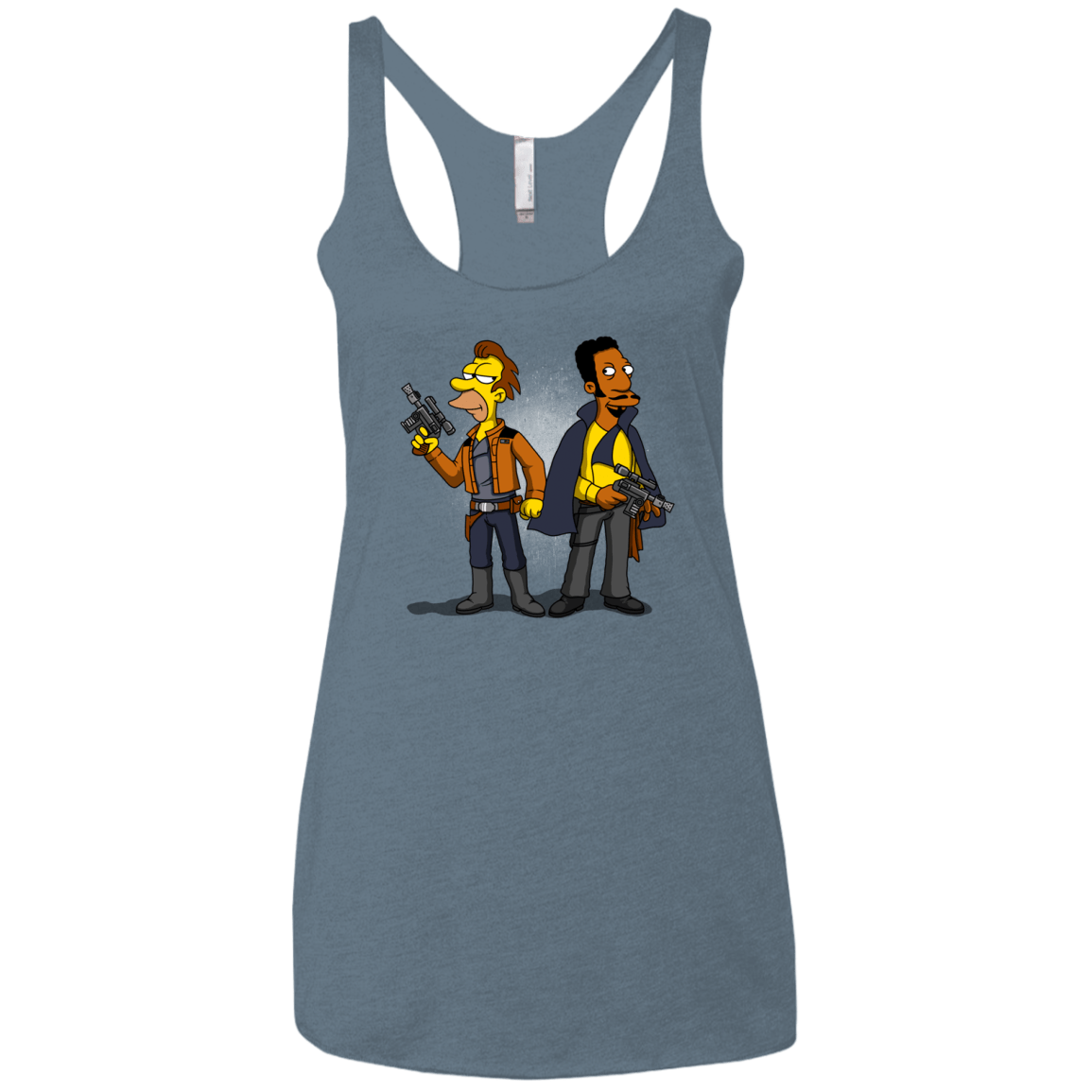 Smugglers in Love Women's Triblend Racerback Tank