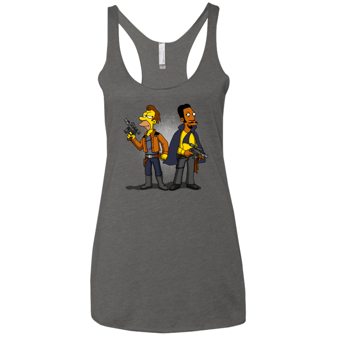 Smugglers in Love Women's Triblend Racerback Tank