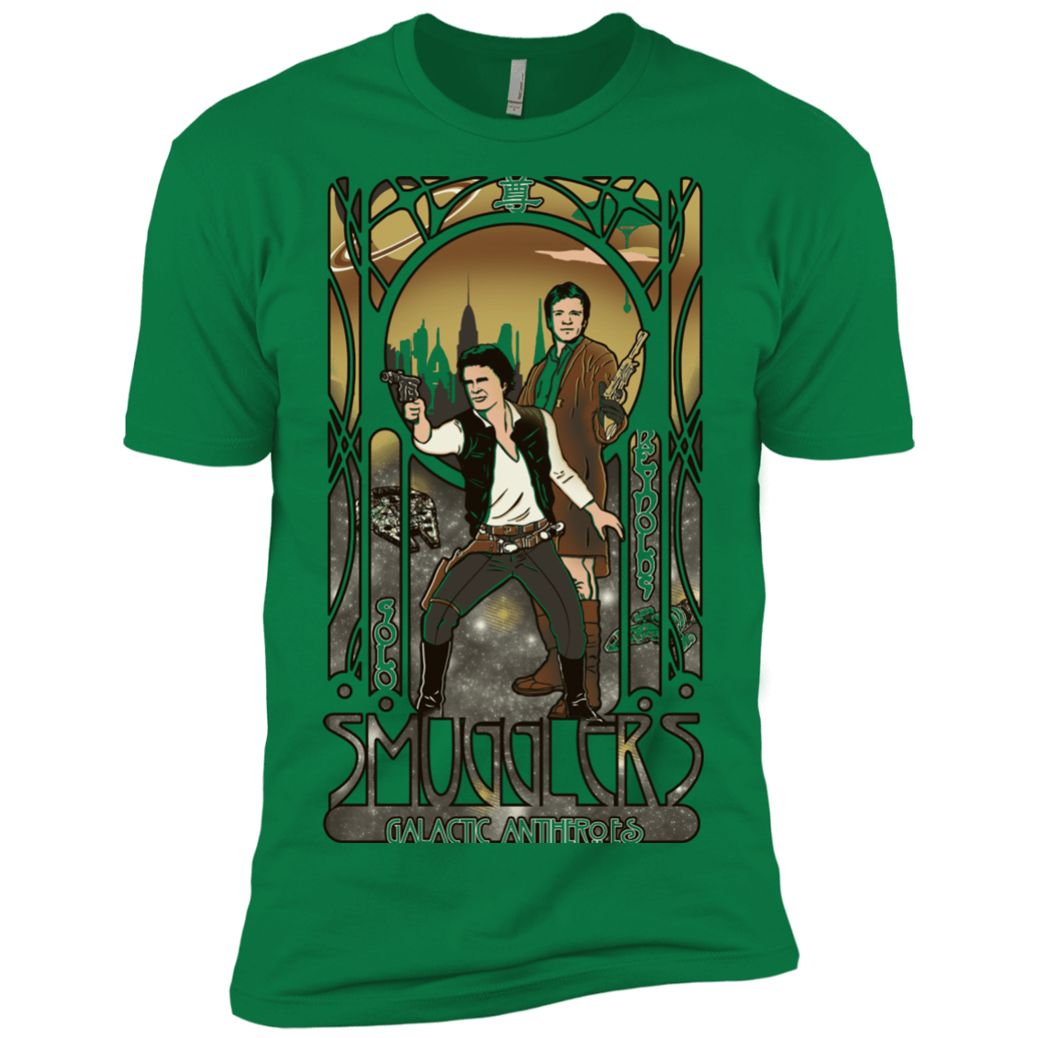 T-Shirts Kelly Green / X-Small Smugglers, Inc Men's Premium T-Shirt