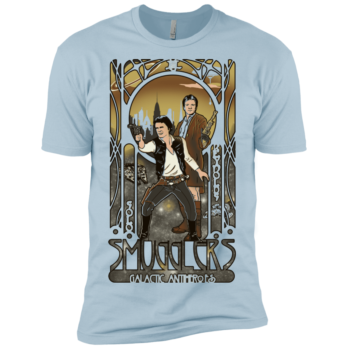 T-Shirts Light Blue / X-Small Smugglers, Inc Men's Premium T-Shirt