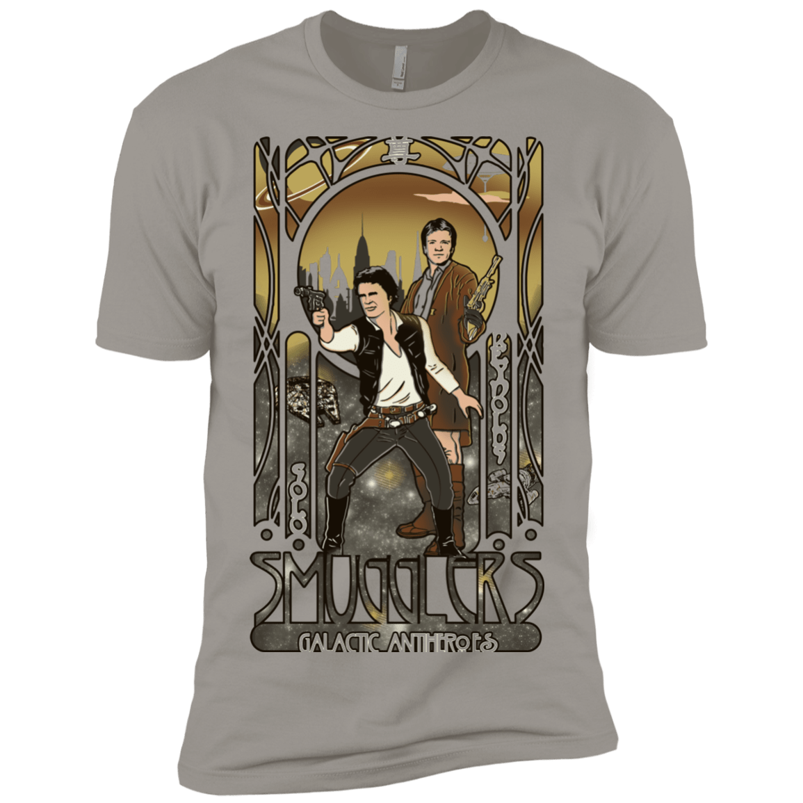 T-Shirts Light Grey / X-Small Smugglers, Inc Men's Premium T-Shirt