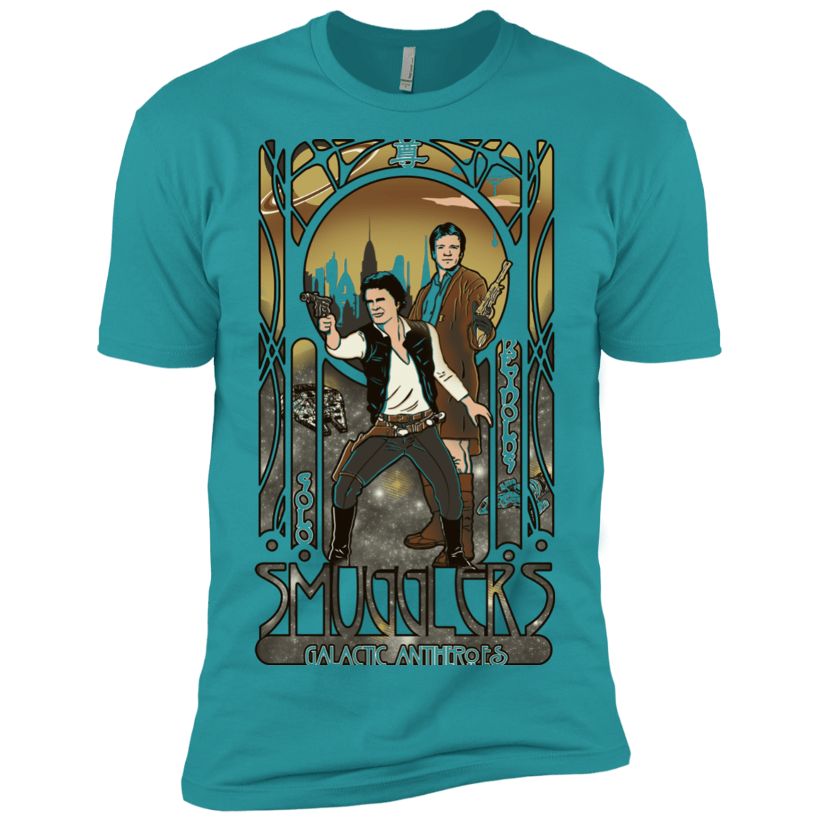 T-Shirts Tahiti Blue / X-Small Smugglers, Inc Men's Premium T-Shirt