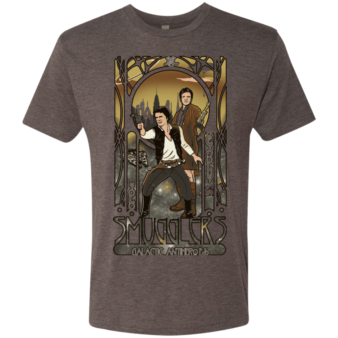 T-Shirts Macchiato / Small Smugglers, Inc Men's Triblend T-Shirt