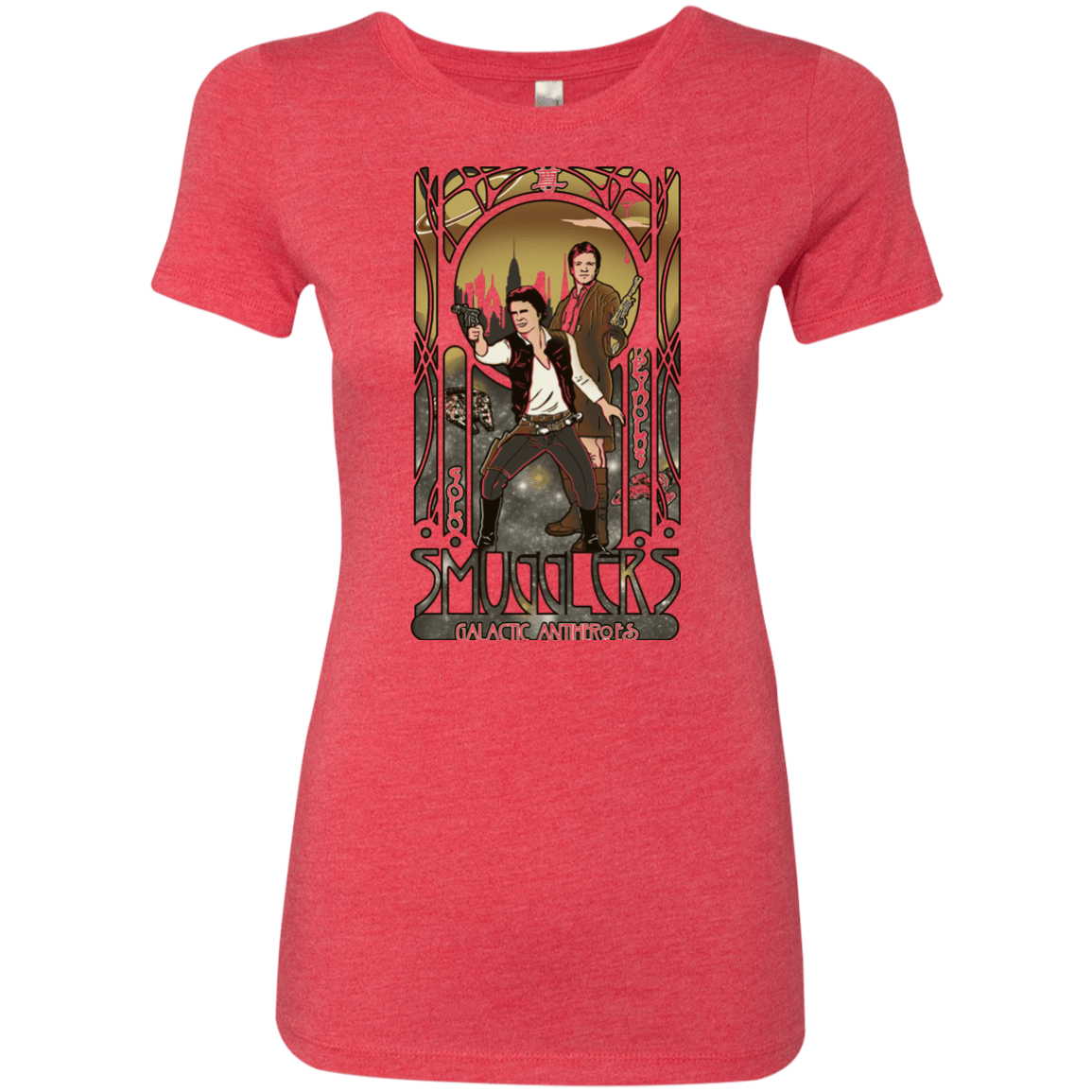 T-Shirts Vintage Red / Small Smugglers, Inc Women's Triblend T-Shirt