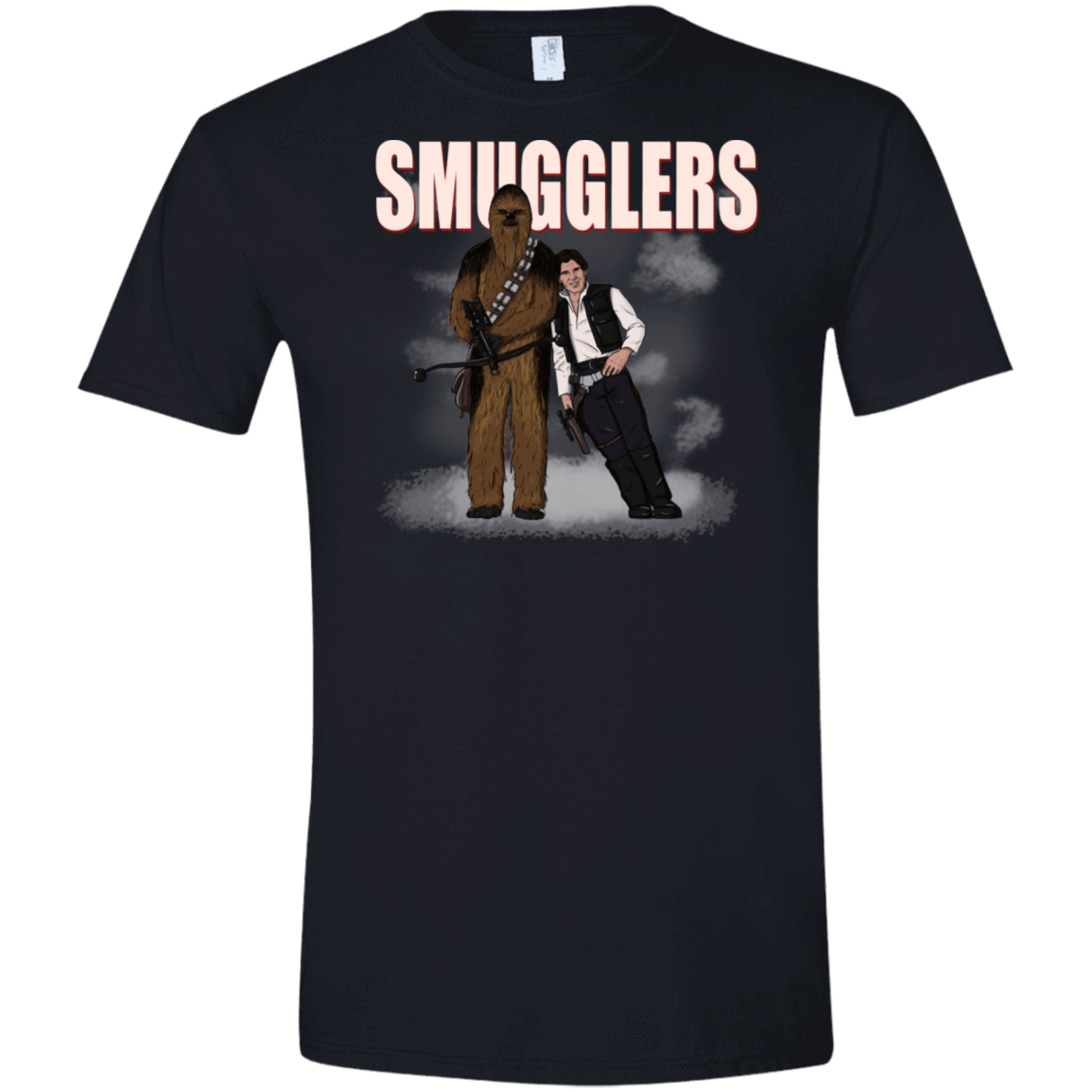 T-Shirts Black / X-Small Smugglers Men's Semi-Fitted Softstyle