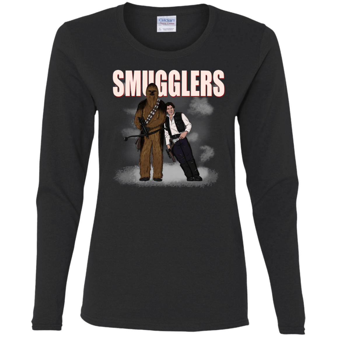 T-Shirts Black / S Smugglers Women's Long Sleeve T-Shirt