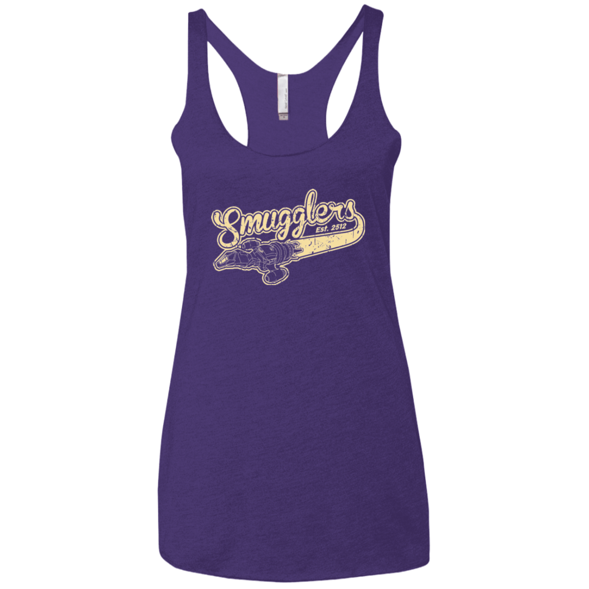 T-Shirts Purple / X-Small Smugglers Women's Triblend Racerback Tank