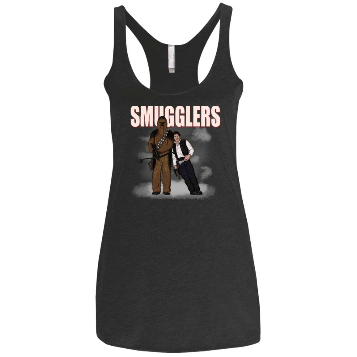 T-Shirts Vintage Black / X-Small Smugglers Women's Triblend Racerback Tank