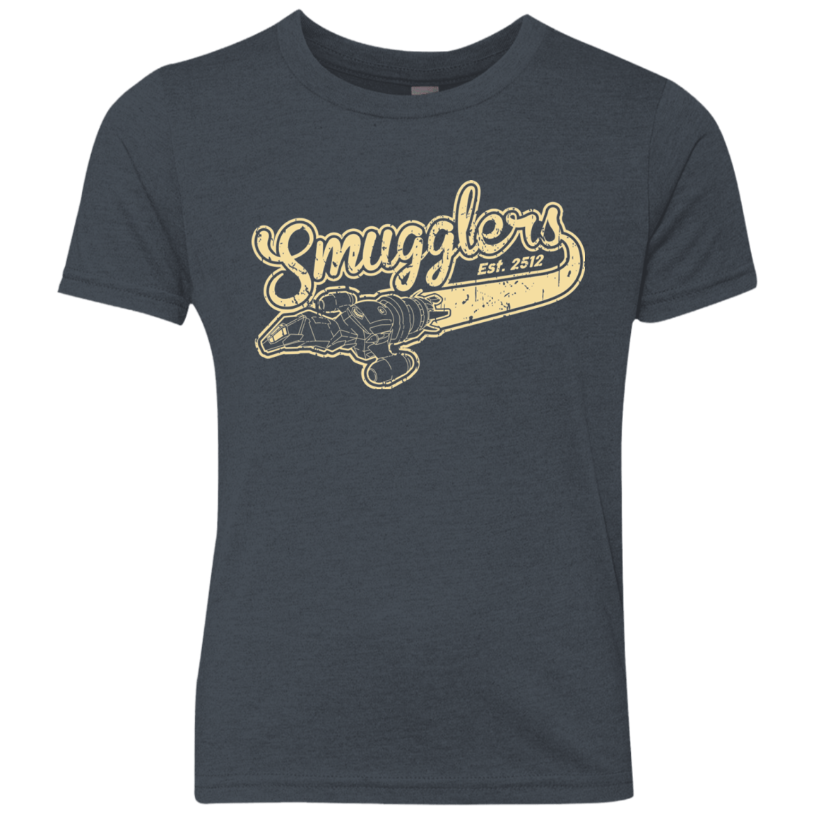T-Shirts Vintage Navy / YXS Smugglers Youth Triblend T-Shirt