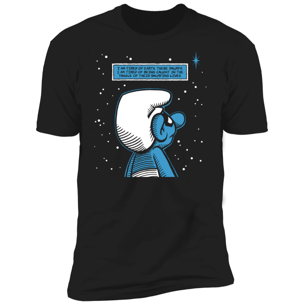 T-Shirts Black / X-Small Smurfhattan Men's Premium T-Shirt