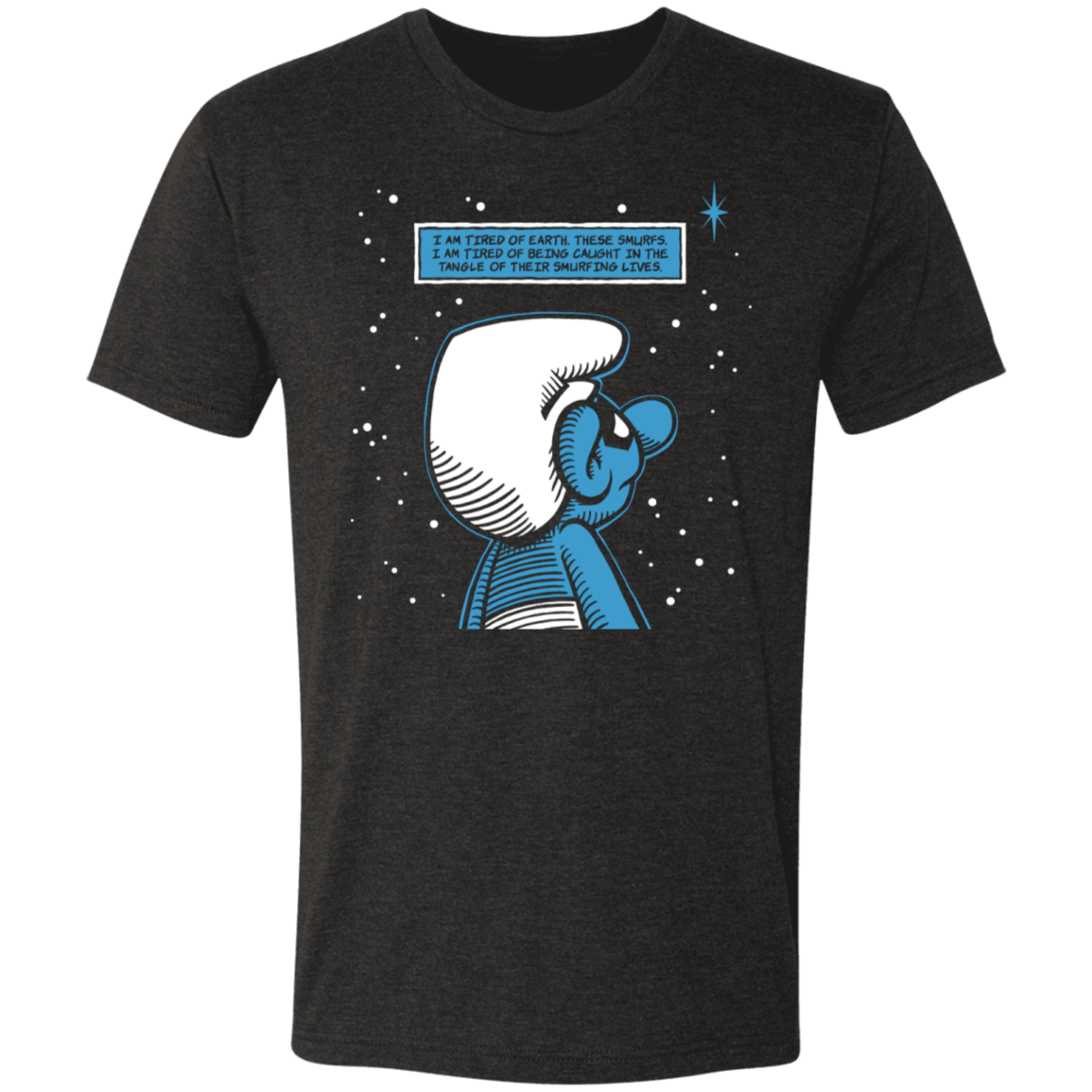 T-Shirts Vintage Black / S Smurfhattan Men's Triblend T-Shirt