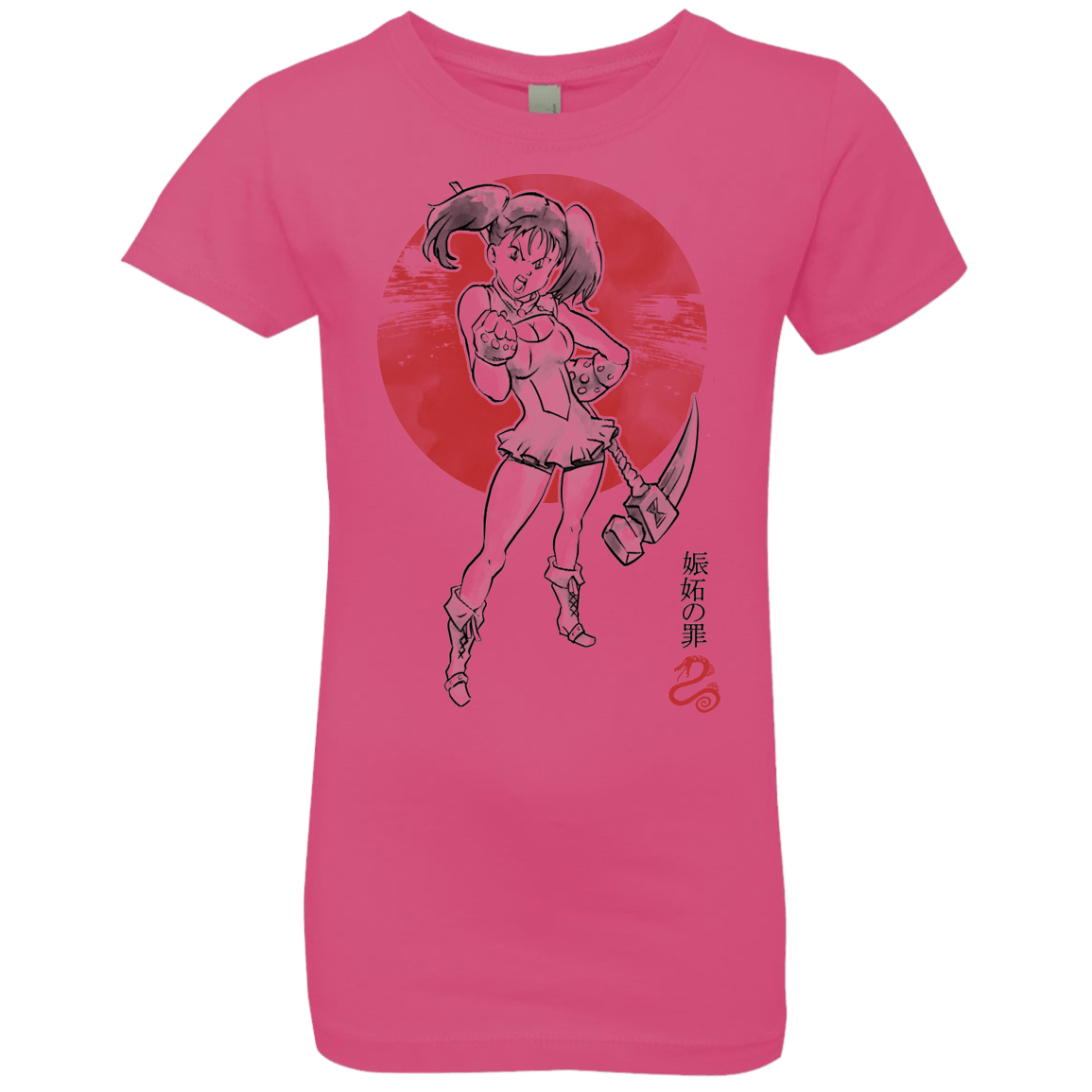 T-Shirts Hot Pink / YXS Snake Envy Girls Premium T-Shirt