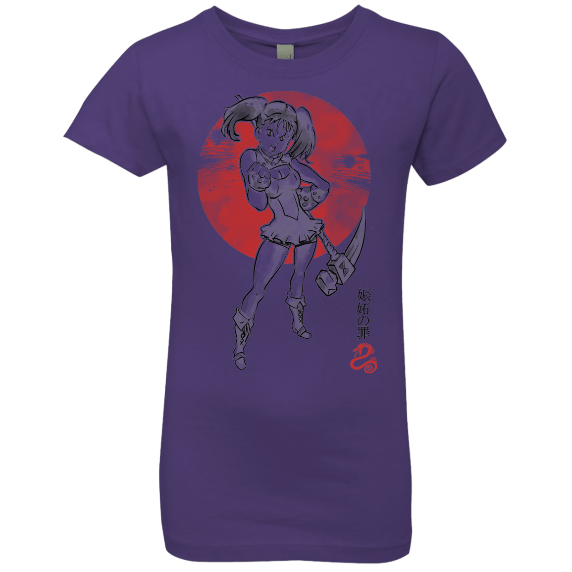 T-Shirts Purple Rush / YXS Snake Envy Girls Premium T-Shirt