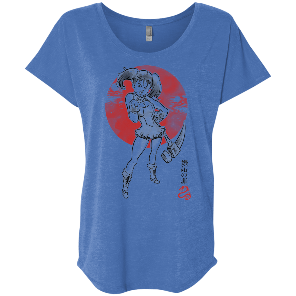 T-Shirts Vintage Royal / X-Small Snake Envy Triblend Dolman Sleeve