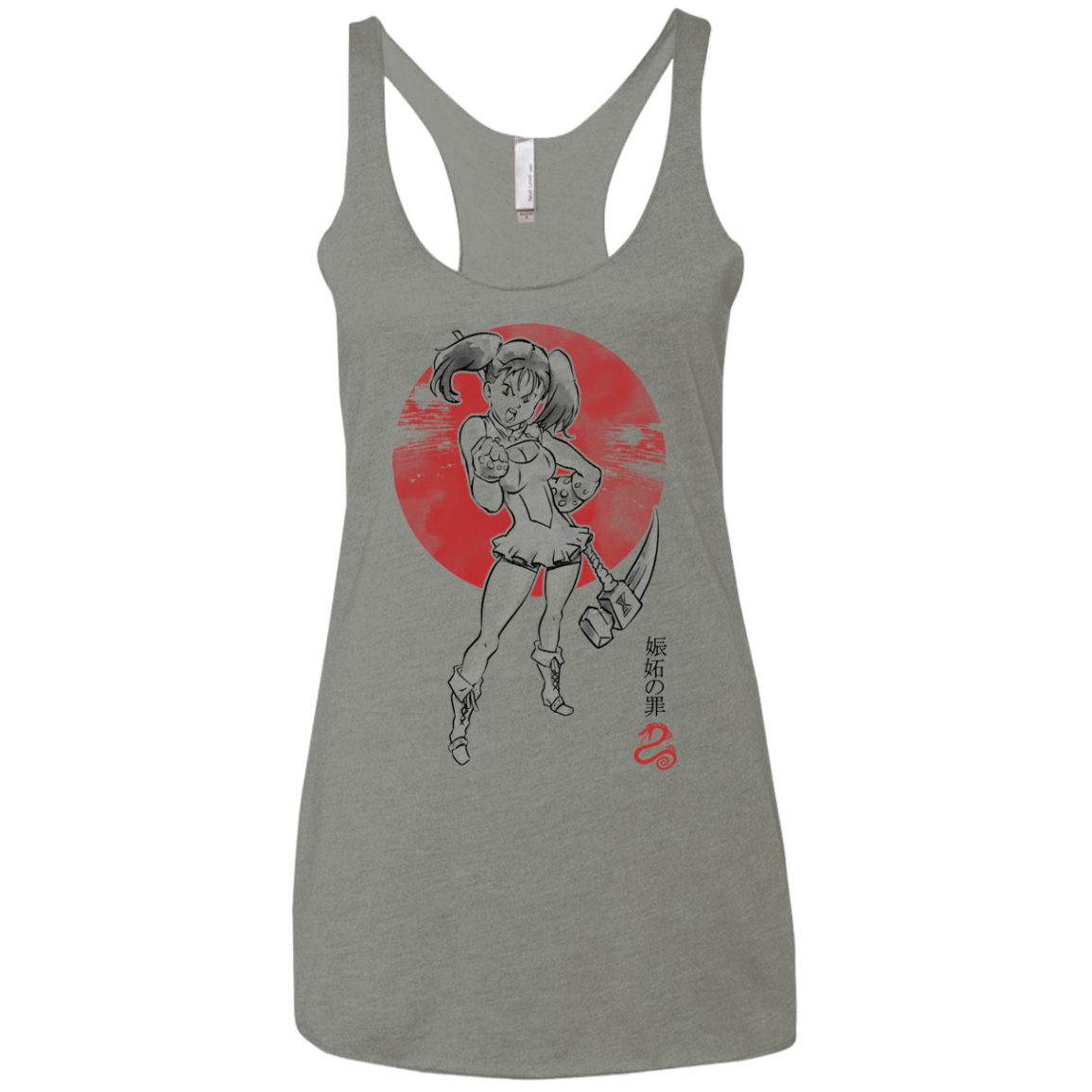 T-Shirts Venetian Grey / X-Small Snake Envy Women's Triblend Racerback Tank