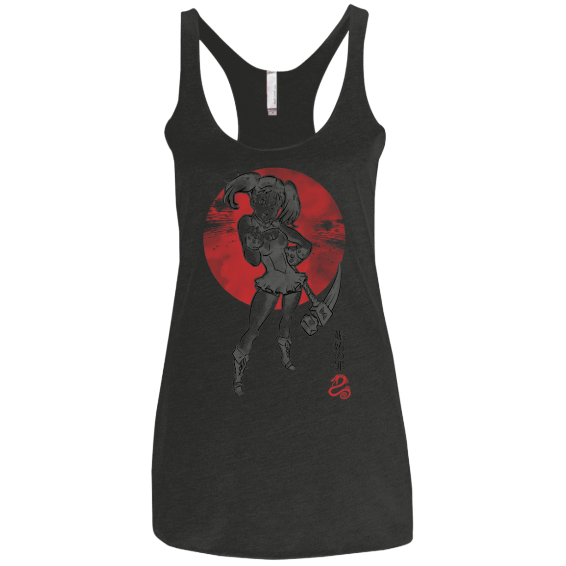 T-Shirts Vintage Black / X-Small Snake Envy Women's Triblend Racerback Tank