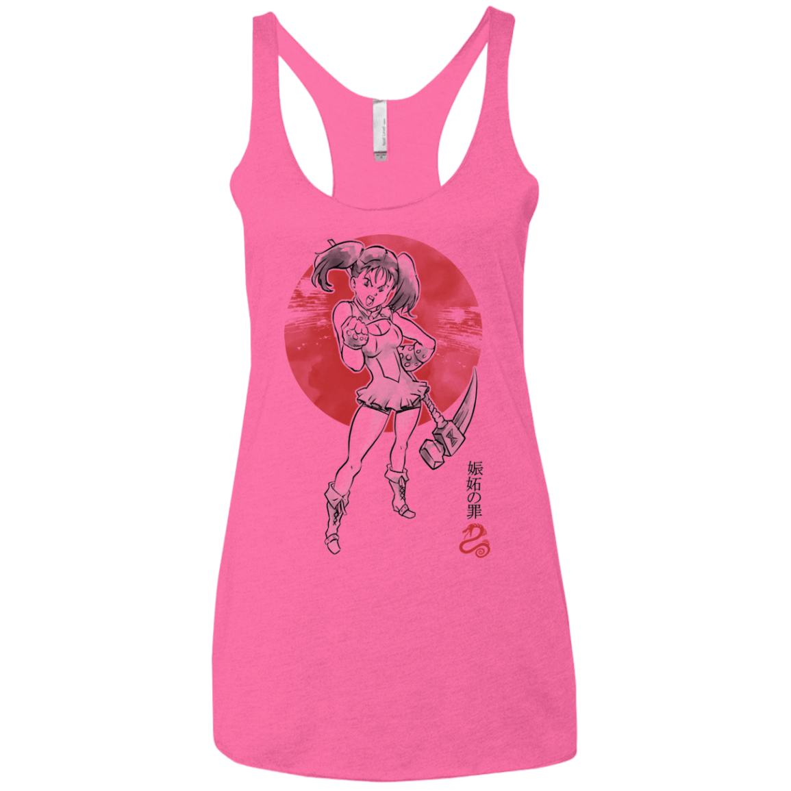 T-Shirts Vintage Pink / X-Small Snake Envy Women's Triblend Racerback Tank