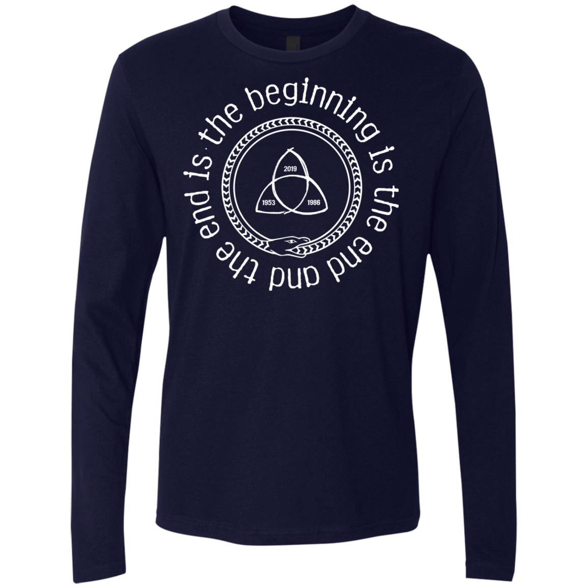 T-Shirts Midnight Navy / Small Snake Men's Premium Long Sleeve