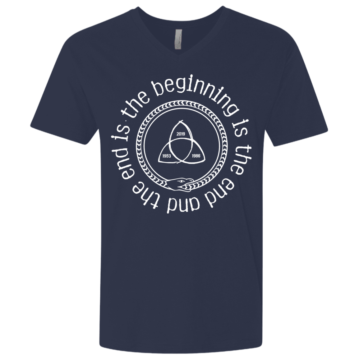 T-Shirts Midnight Navy / X-Small Snake Men's Premium V-Neck