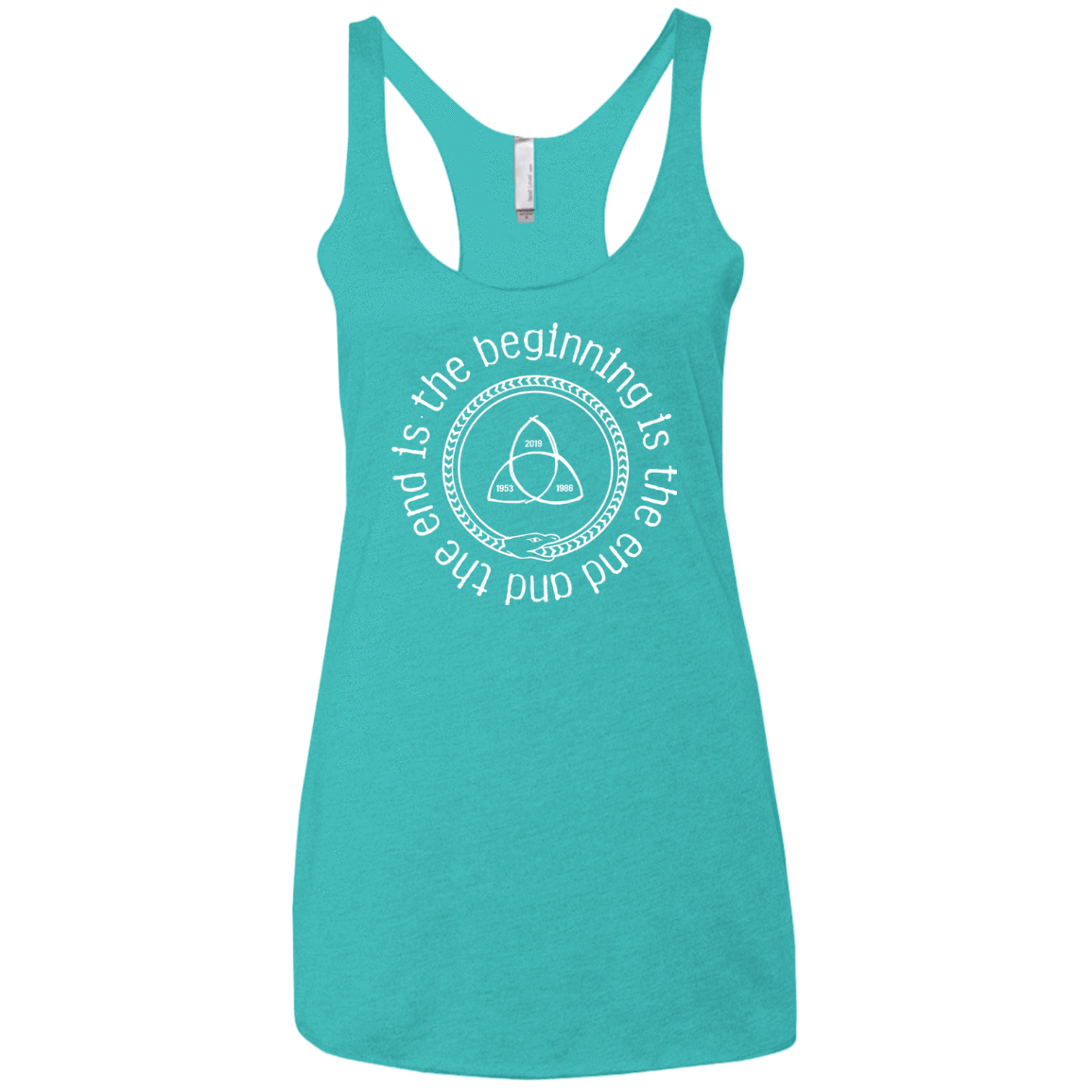T-Shirts Tahiti Blue / X-Small Snake Women's Triblend Racerback Tank