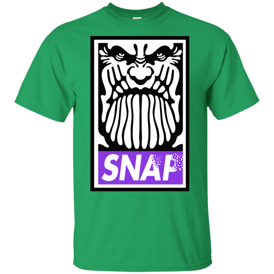 T-Shirts Irish Green / S Snap T-Shirt