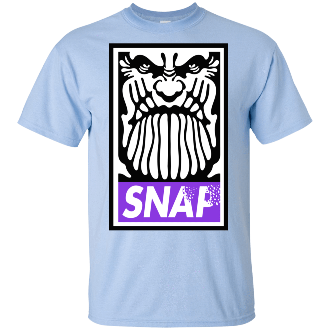 T-Shirts Light Blue / S Snap T-Shirt