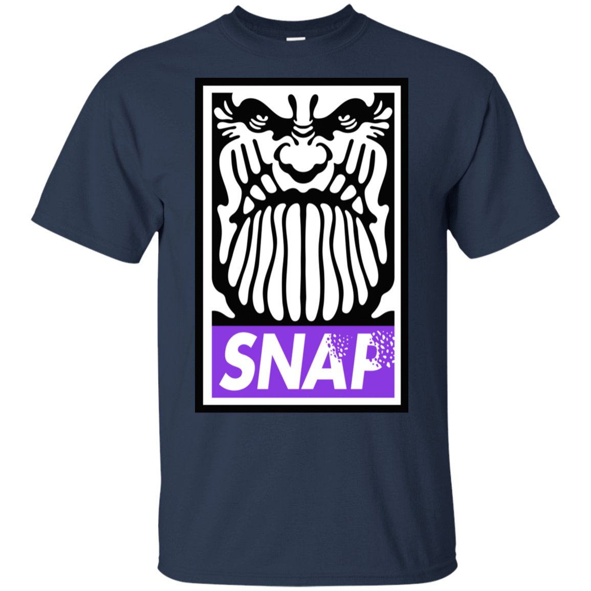 T-Shirts Navy / S Snap T-Shirt