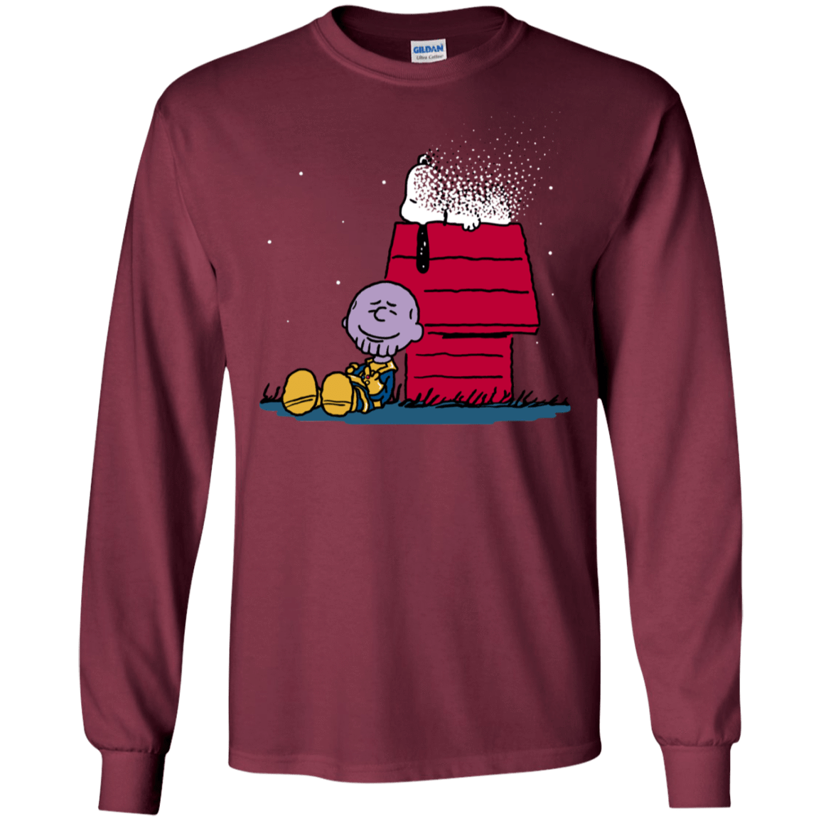 T-Shirts Maroon / S Snapy Men's Long Sleeve T-Shirt