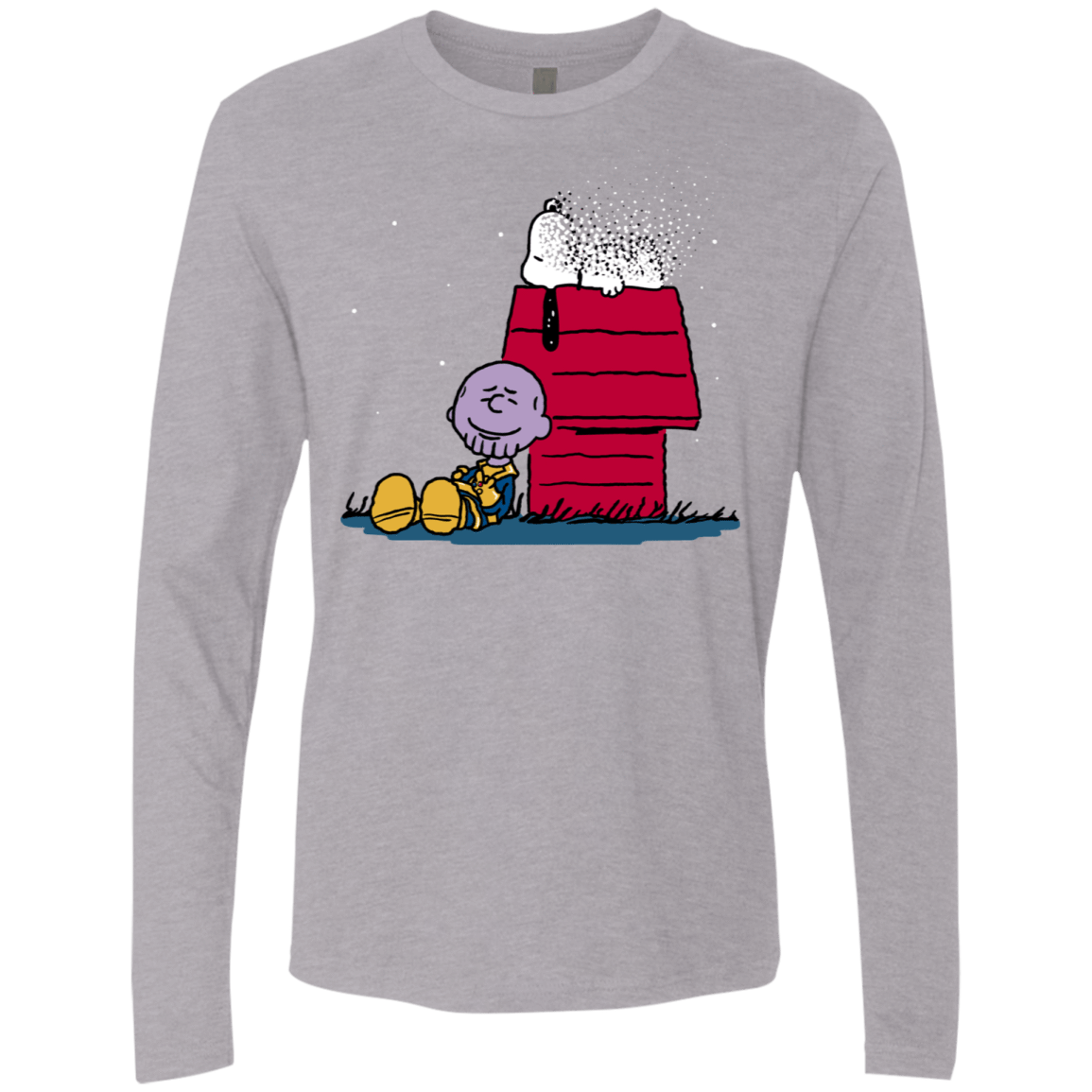 T-Shirts Heather Grey / S Snapy Men's Premium Long Sleeve
