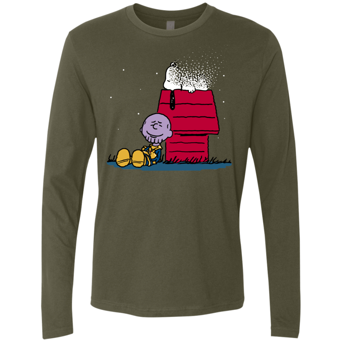 T-Shirts Military Green / S Snapy Men's Premium Long Sleeve