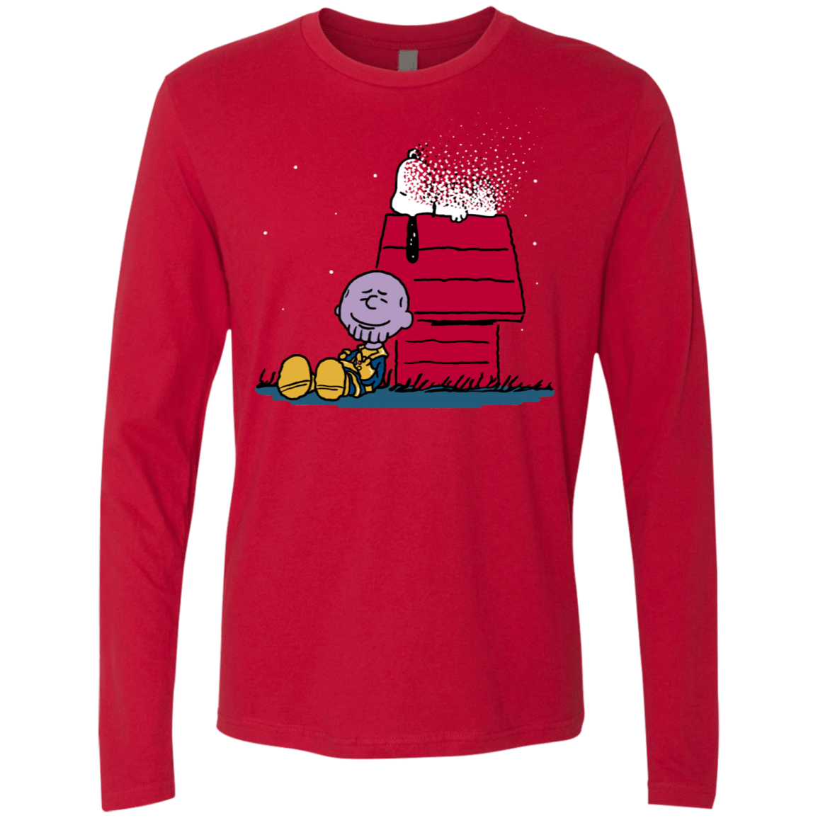 T-Shirts Red / S Snapy Men's Premium Long Sleeve