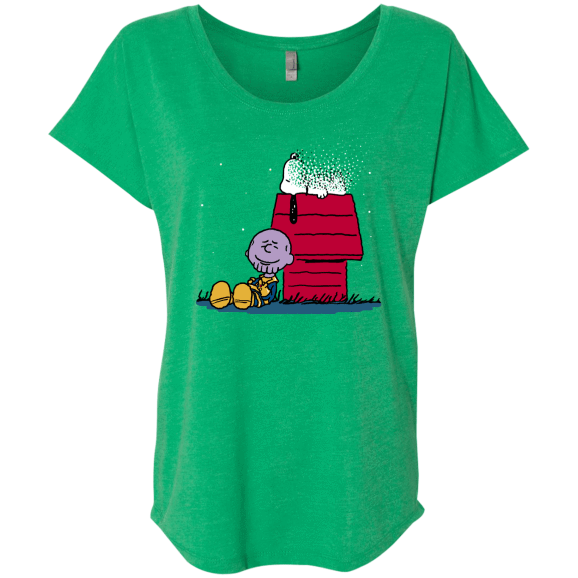 T-Shirts Envy / X-Small Snapy Triblend Dolman Sleeve