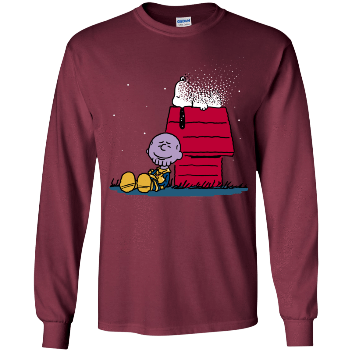 T-Shirts Maroon / YS Snapy Youth Long Sleeve T-Shirt