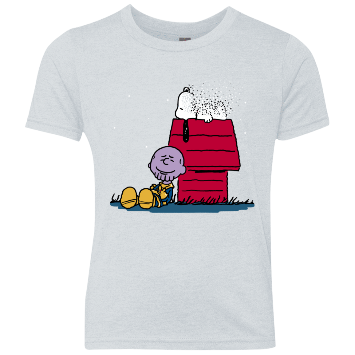 T-Shirts Heather White / YXS Snapy Youth Triblend T-Shirt