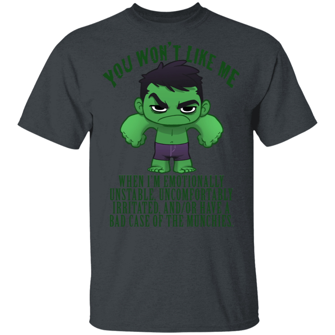 T-Shirts Dark Heather / S Snark Hulk T-Shirt