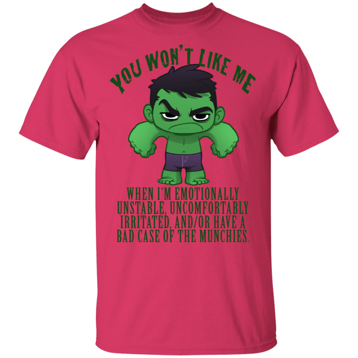 T-Shirts Heliconia / S Snark Hulk T-Shirt