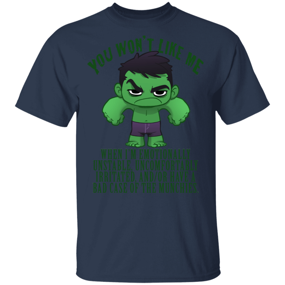 T-Shirts Navy / S Snark Hulk T-Shirt