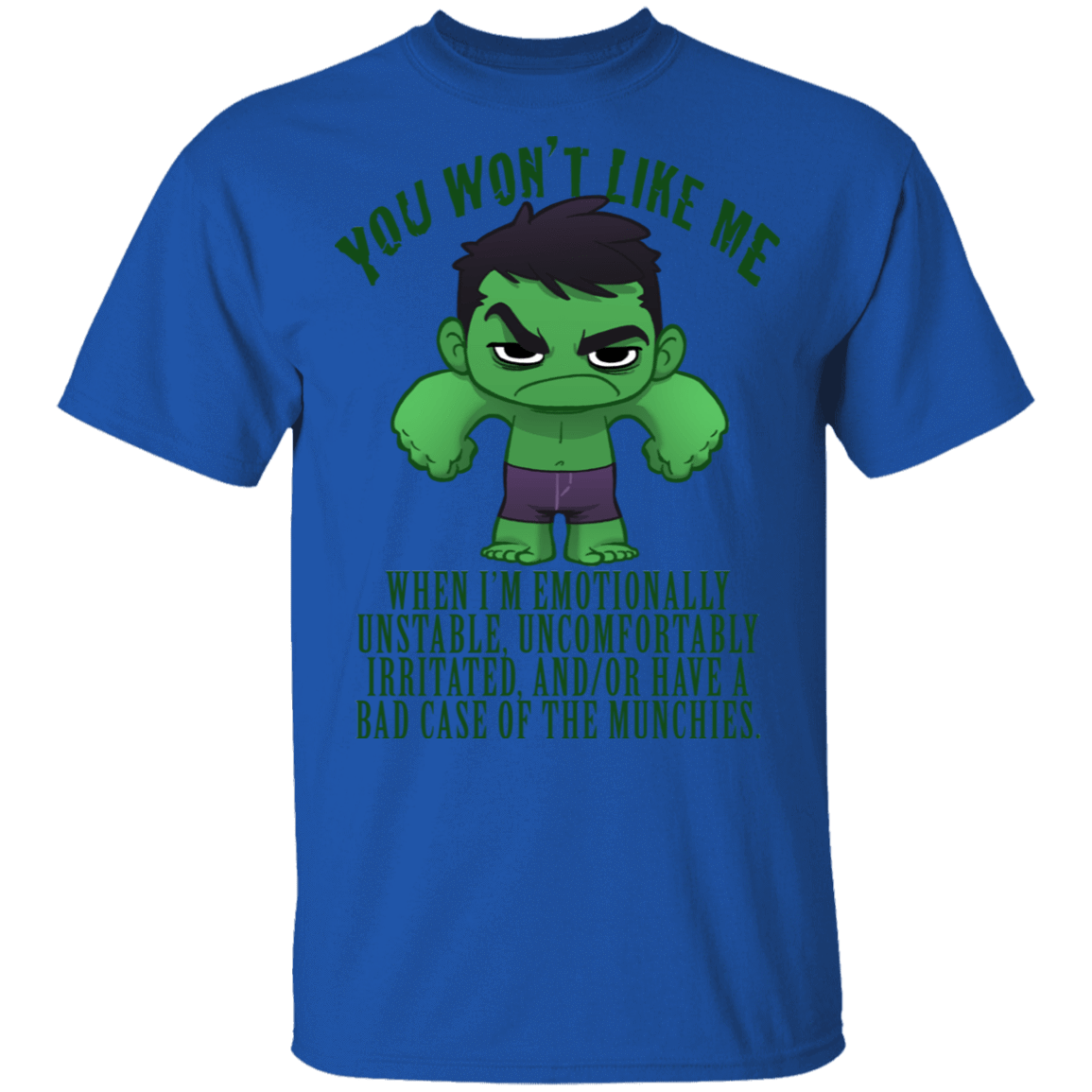 T-Shirts Royal / S Snark Hulk T-Shirt