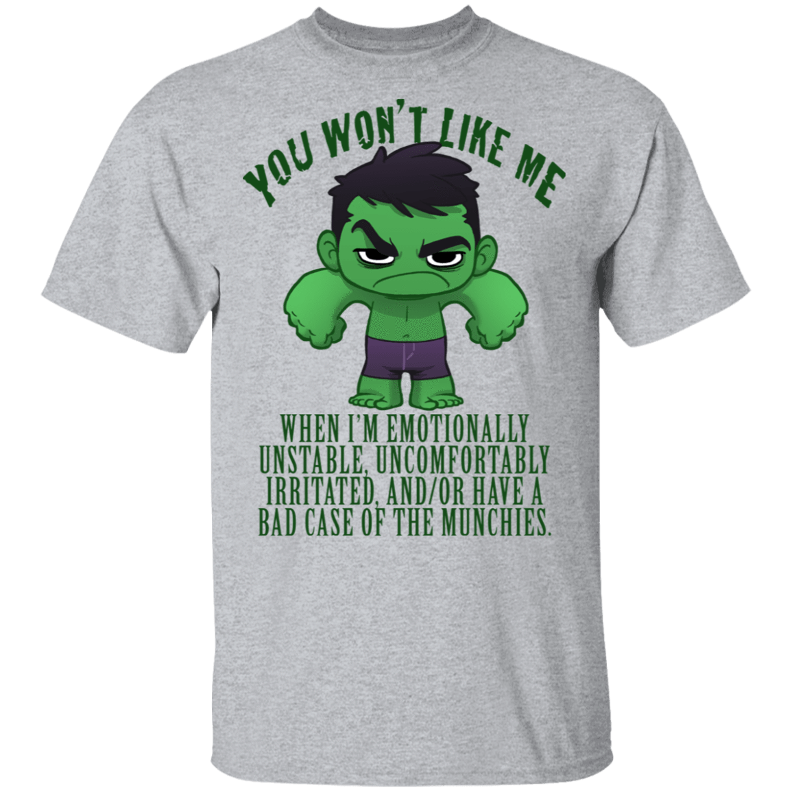 T-Shirts Sport Grey / S Snark Hulk T-Shirt