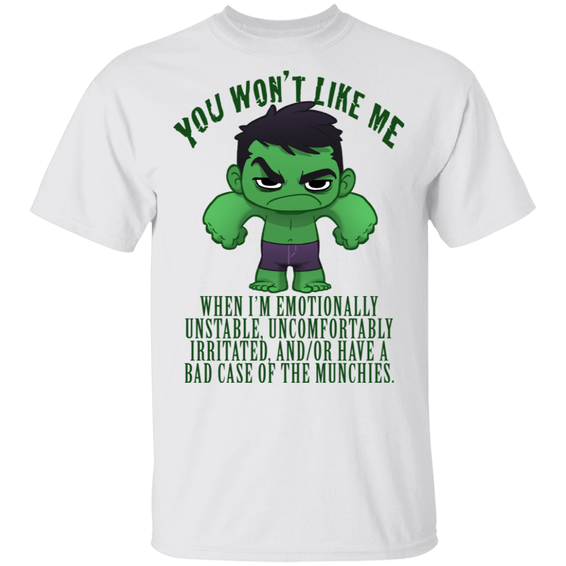 T-Shirts White / S Snark Hulk T-Shirt