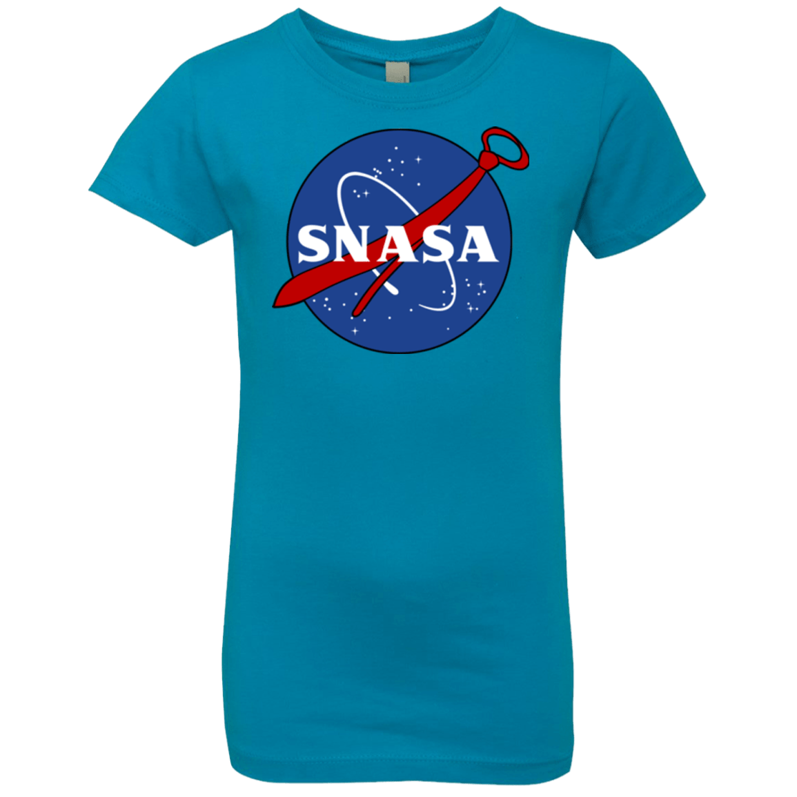 T-Shirts Turquoise / YXS SNASA Girls Premium T-Shirt