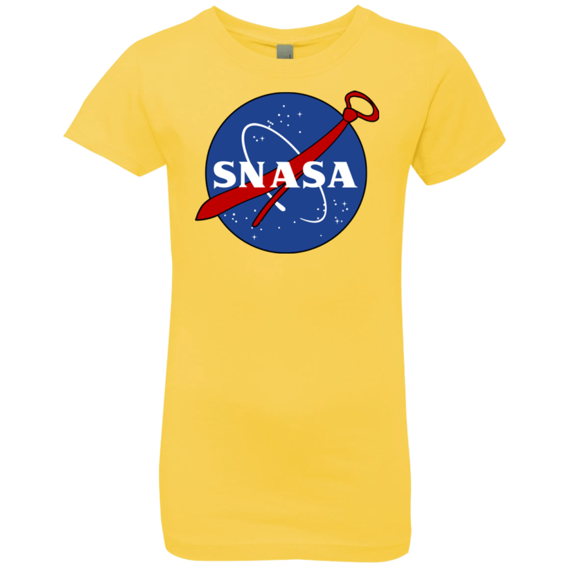 T-Shirts Vibrant Yellow / YXS SNASA Girls Premium T-Shirt