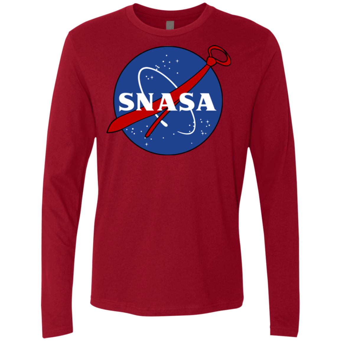 T-Shirts Cardinal / Small SNASA Men's Premium Long Sleeve